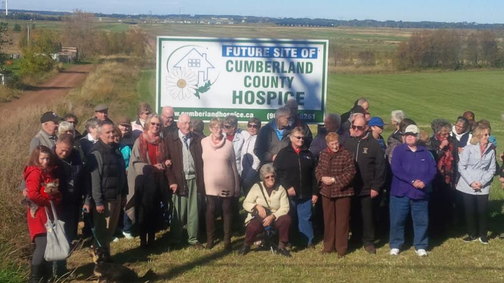 Hospice sign unveiling
